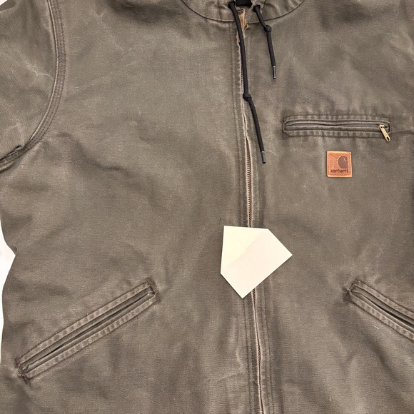 Carhartt J141 ARG (army green) hooded jacket - Picture 10 of 14